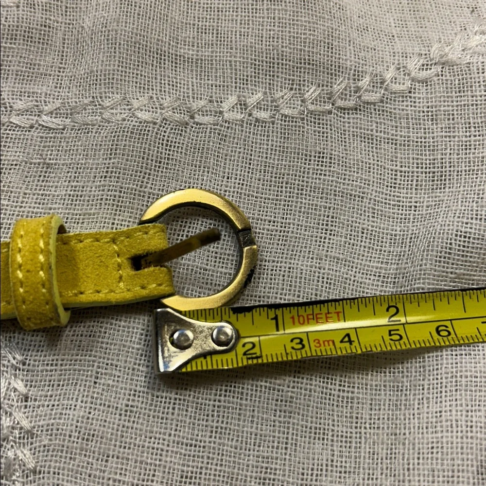 Garnet Hill leather made in Italy skinny belt